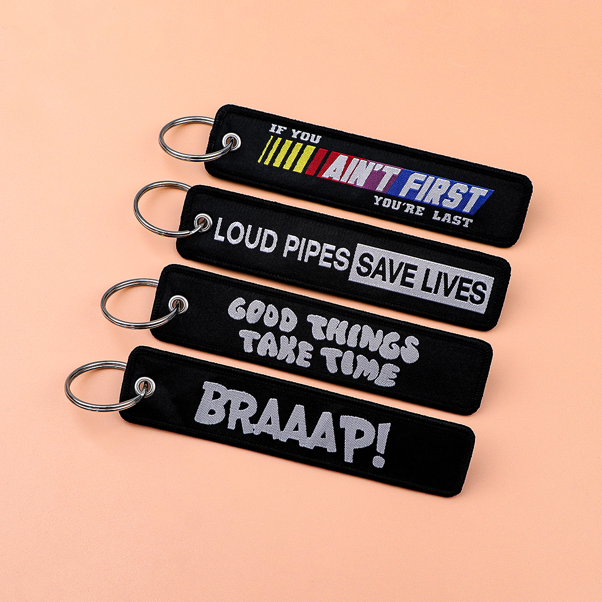 Good Things Take Time Key Fobs - Embroidery Ring 评论和价格