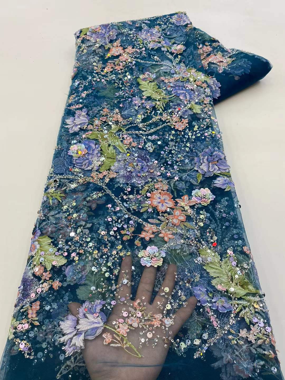 African Lace Fabric 2026 High  - Embroidery Gradient 评论和价格