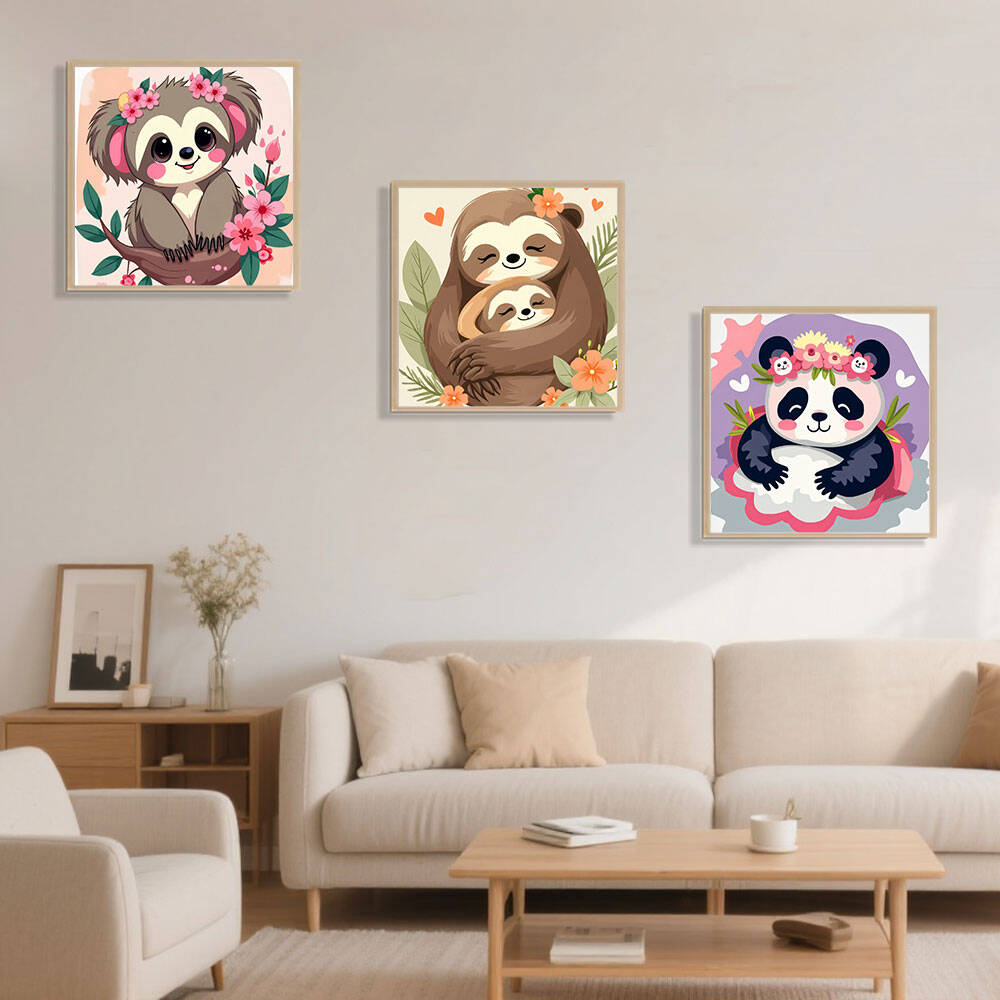 HUACAN 3PCS Diy Drawing By Num - Embroidery Translate 评论和价格