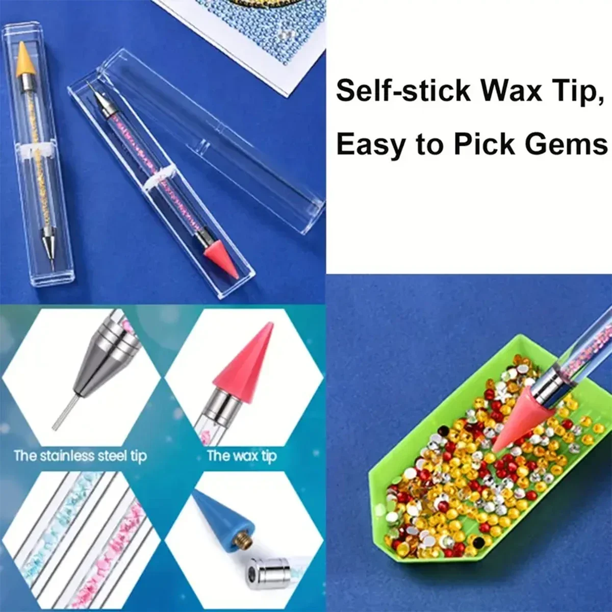 Waxless Diamond Painting Tool, - Embroidery Tools 评论和价格