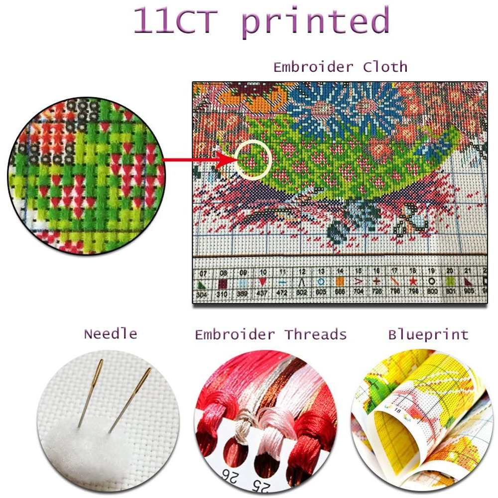 Van Gogh Landscape DIY Cross S - Embroidery Meaning 评论和价格