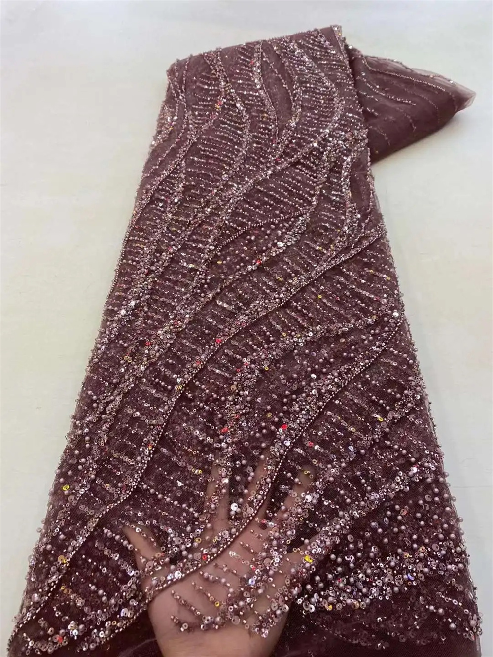 Wholesale 2025 African Sequins - Embroidery Gradient 评论和价格