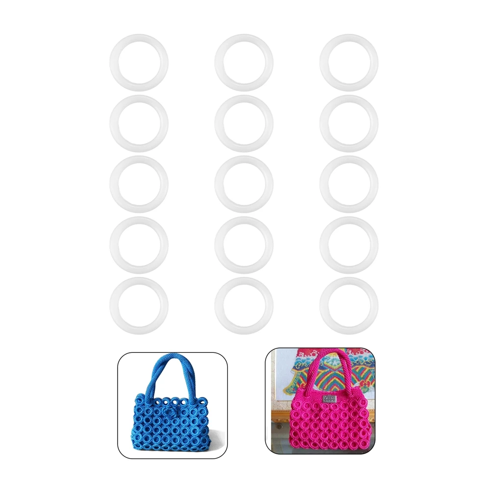 5/15/20/30pcs Crochet Rings DI - Embroidery Hoop Plastic 评论和价格