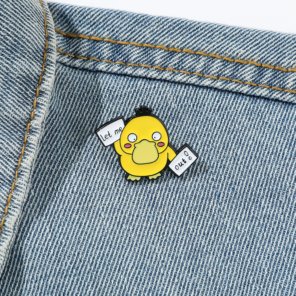 1 Pc ​Anime Duckling Brooch Ca - Embroidery Textile 评论和价格