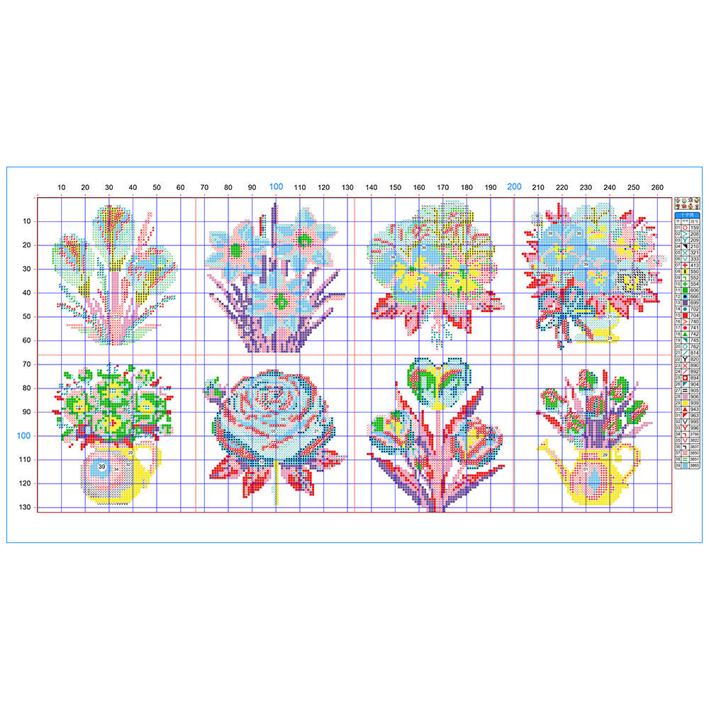 Evershine 8pcs Mini Flower Cro - Embroidery Meaning 评论和价格