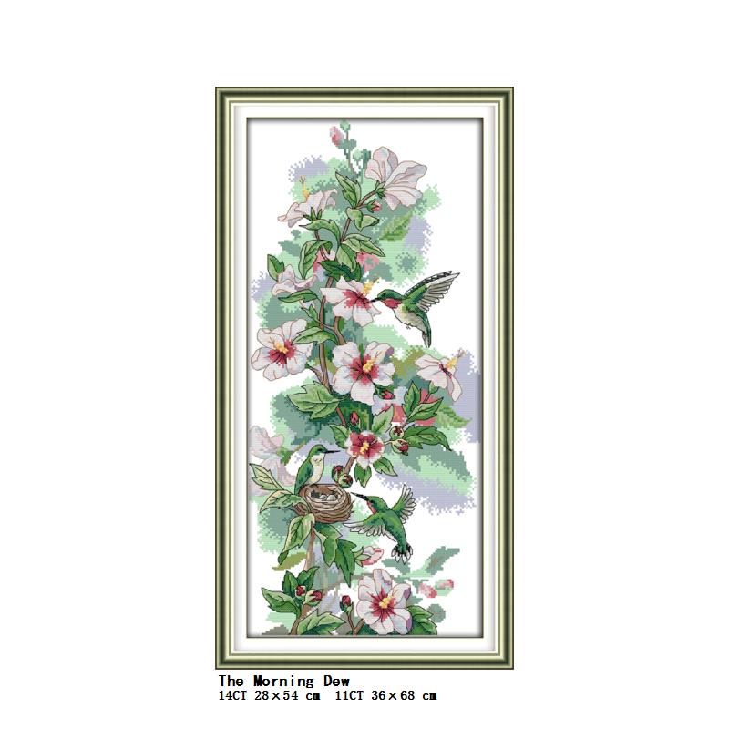 Stamped Cross Stitch Kits DIY  - Embroidery Meaning 评论和价格