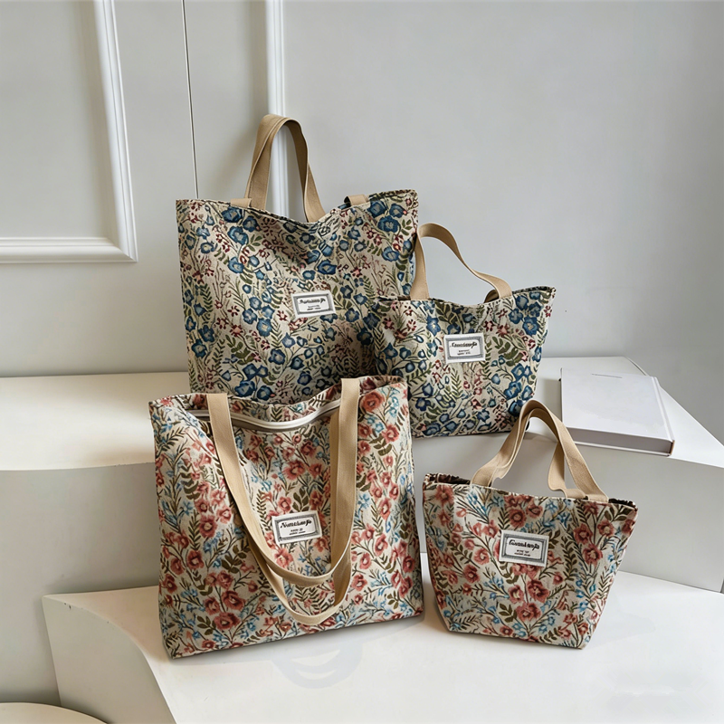 Embroidery Floral Canvas Handb - Embroidery Class 评论和价格