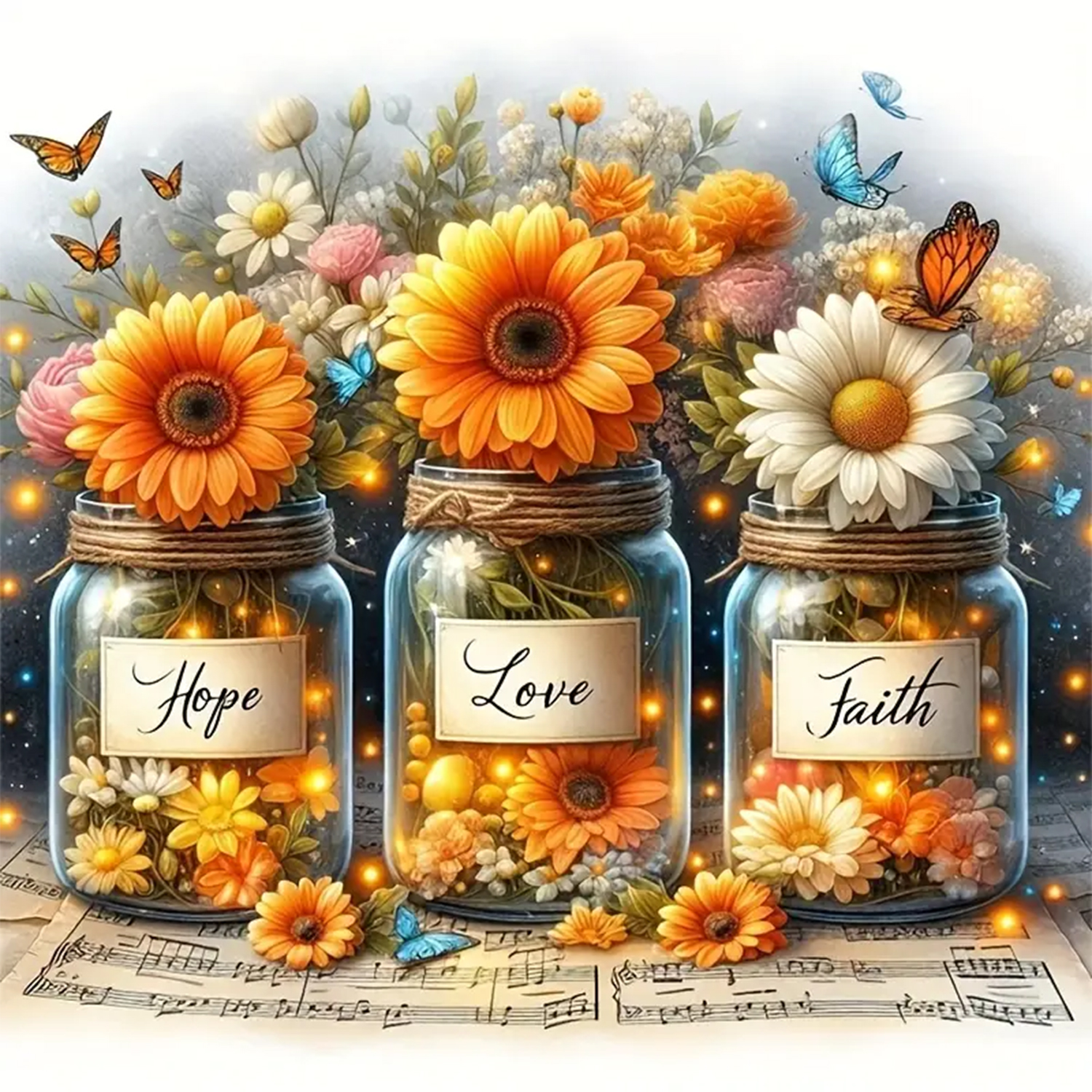 Hope, Faith, Love Blessing Pat - Embroidery Translate 评论和价格