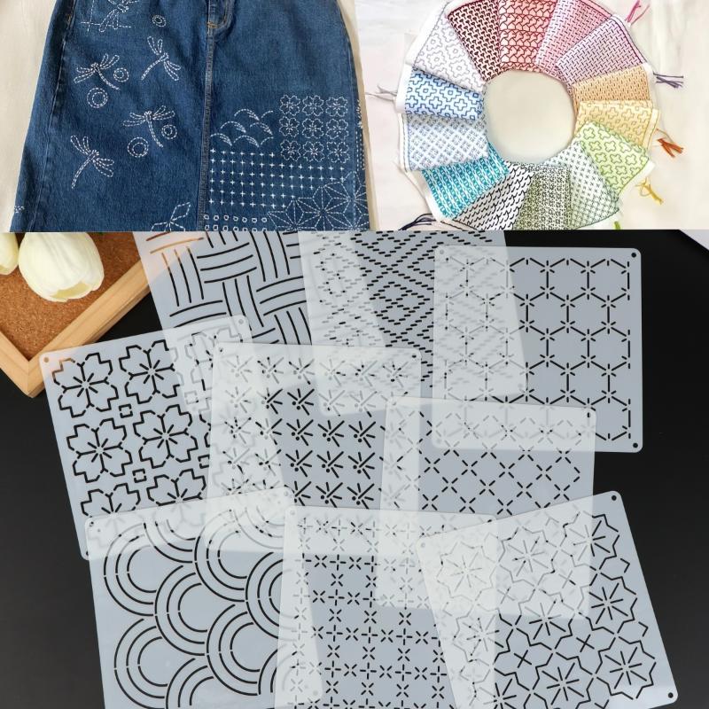 9/32Pcs Sashiko Embroidery Tem - Embroidery Tools 评论和价格