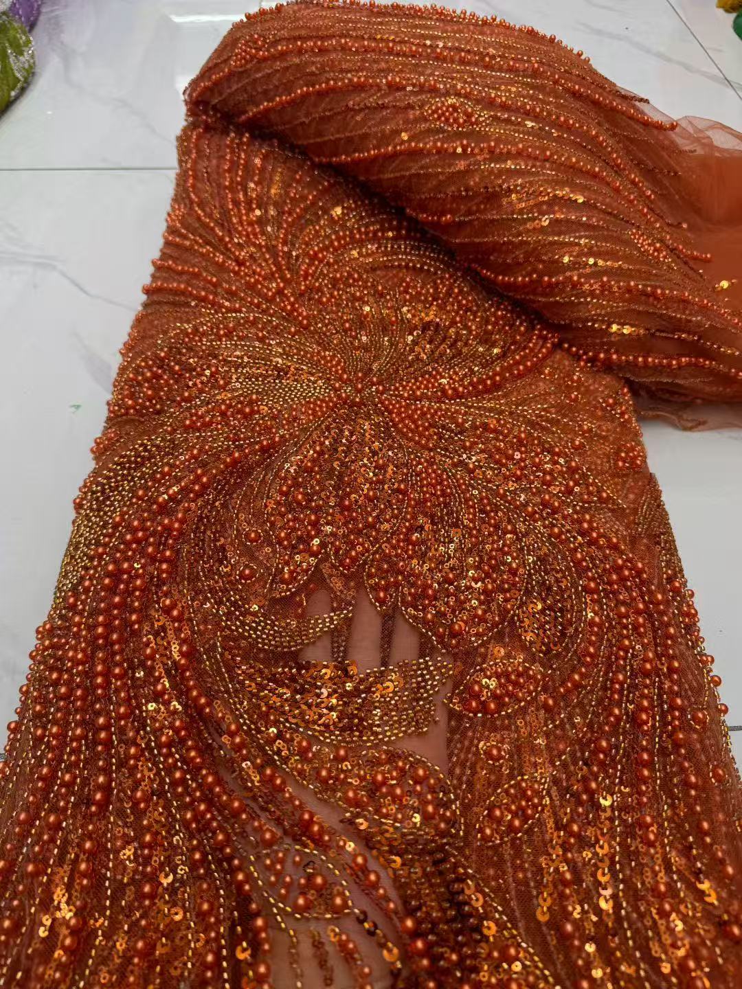 2026 African Sequins Beaded La - Embroidery Gradient 评论和价格