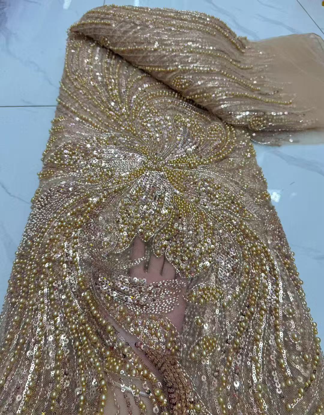 2026 African Sequins Beaded La - Embroidery Gradient 评论和价格