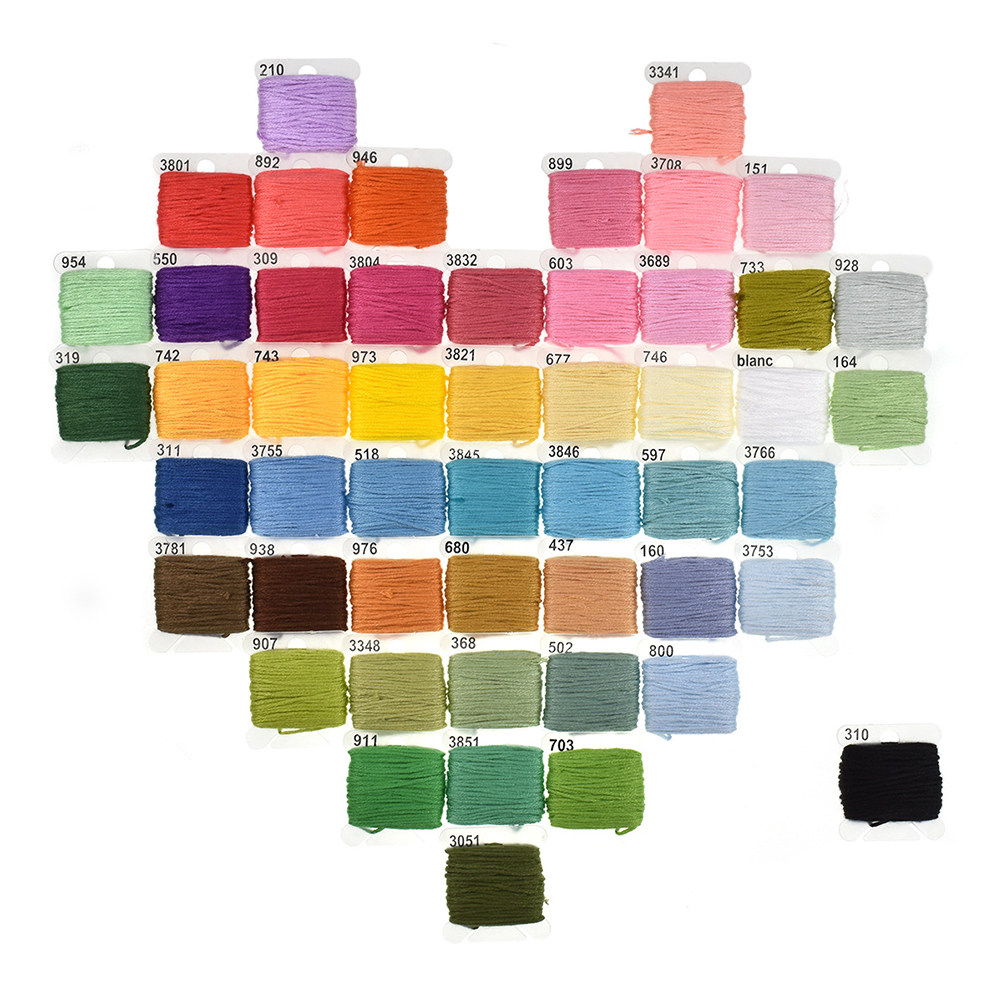 50 Assorted Embroidery Kit wit - Embroidery Tools 评论和价格