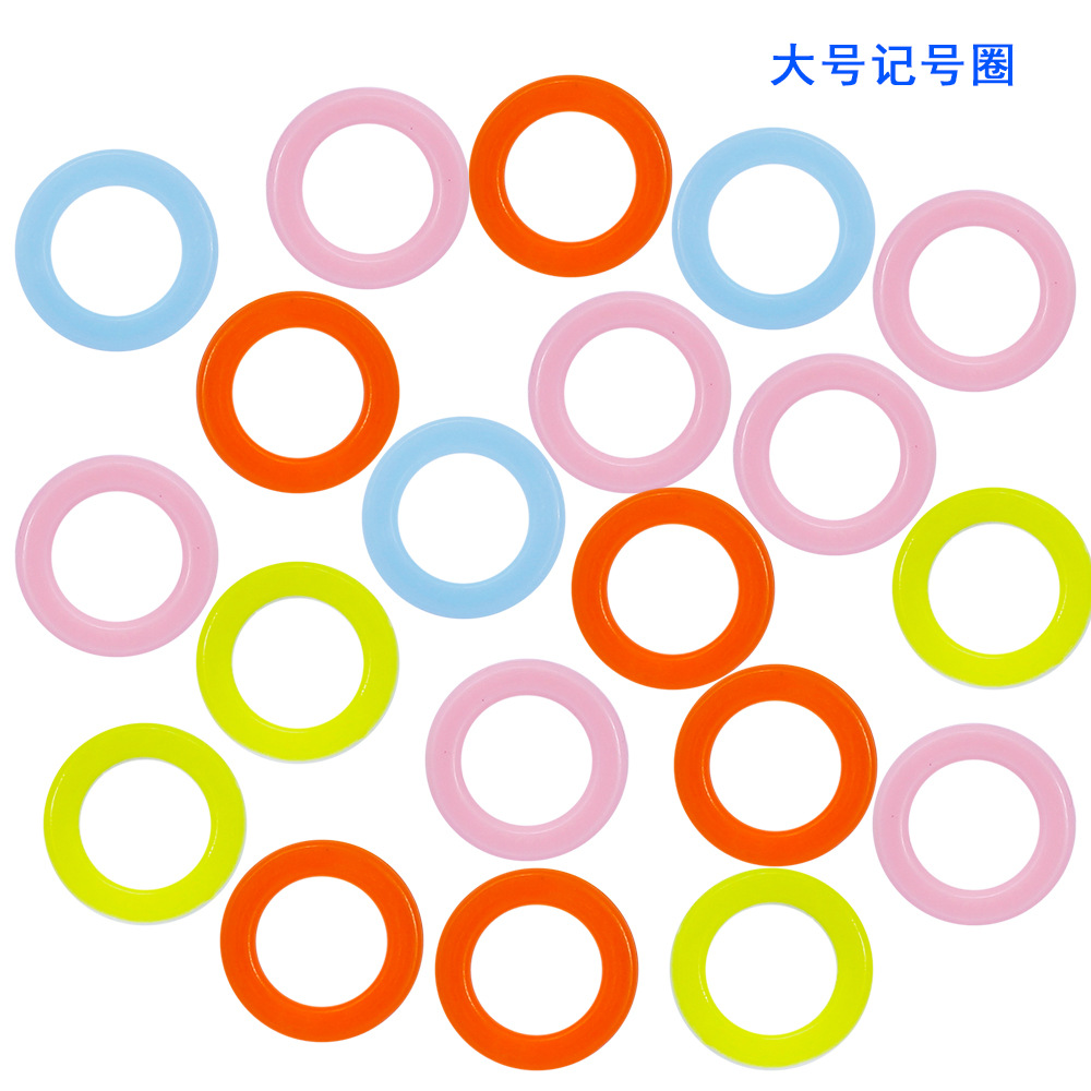 100pcs/Pack Round Knit Knittin - Embroidery Hoop Plastic 评论和价格