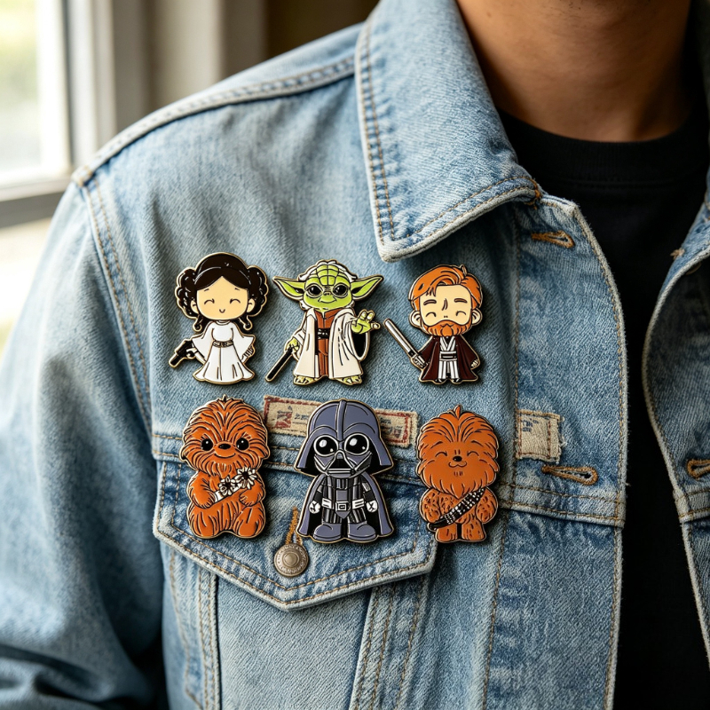 5/6/7pcs Cute Monster Brooche  - Embroidery Textile 评论和价格