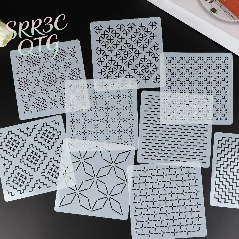 9/32Pcs Sashiko Embroidery Tem - Embroidery Tools 评论和价格