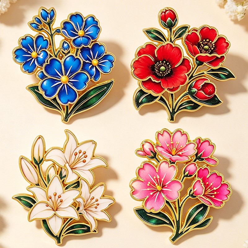Cute Vintage Colorful Floral E - Embroidery Textile 评论和价格
