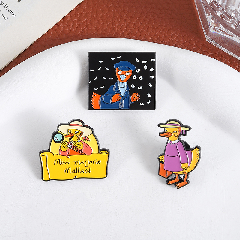 2-7pcs/sets Comics Enamel Pins - Embroidery House 评论和价格
