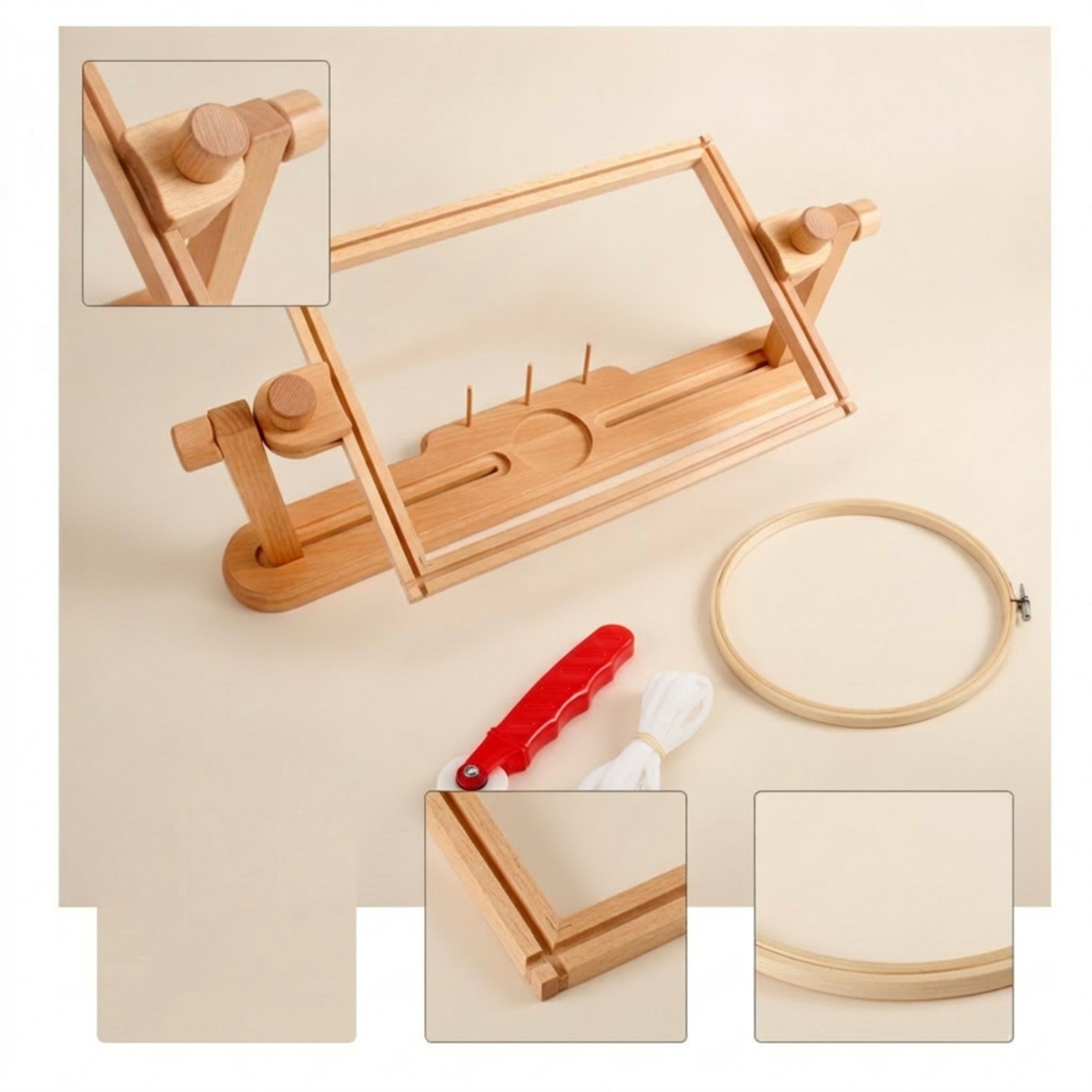 Embroidery Stand with Hoop Rot - Embroidery Hoop Plastic 评论和价格