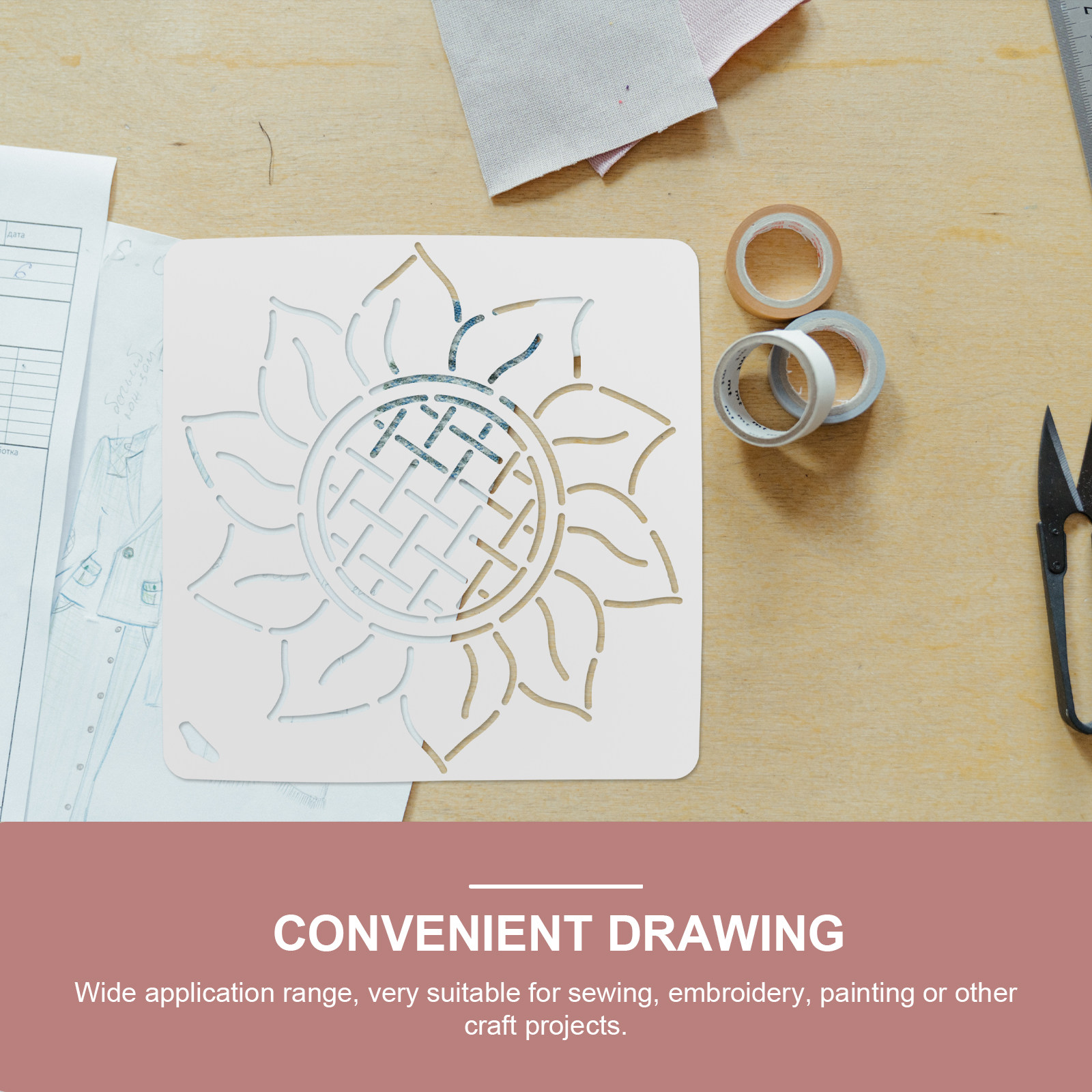 Plastic Quilting Template Holl - Embroidery Tools 评论和价格