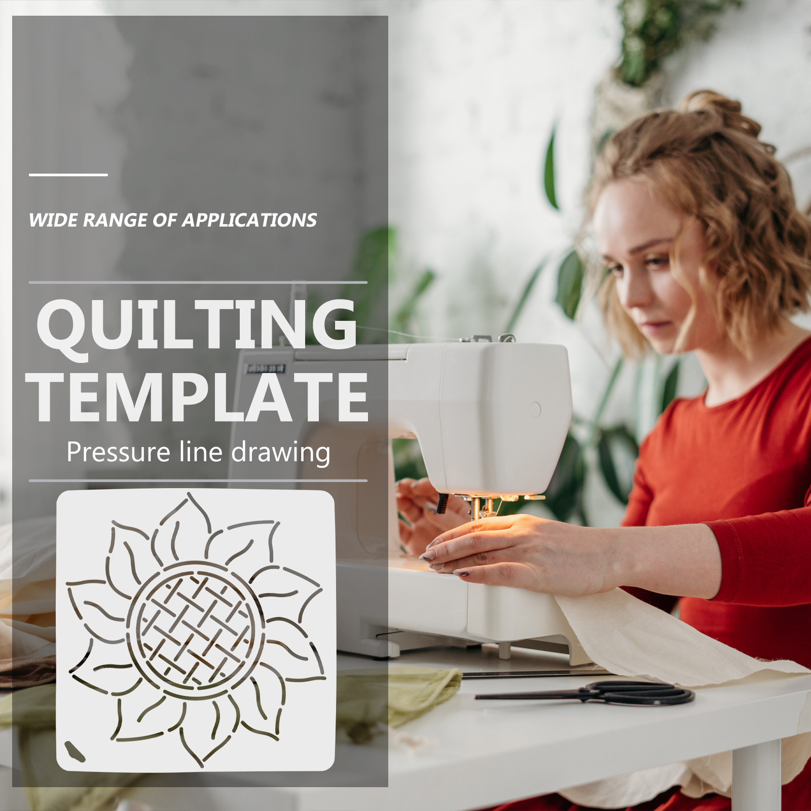 Plastic Quilting Template Holl - Embroidery Tools 评论和价格