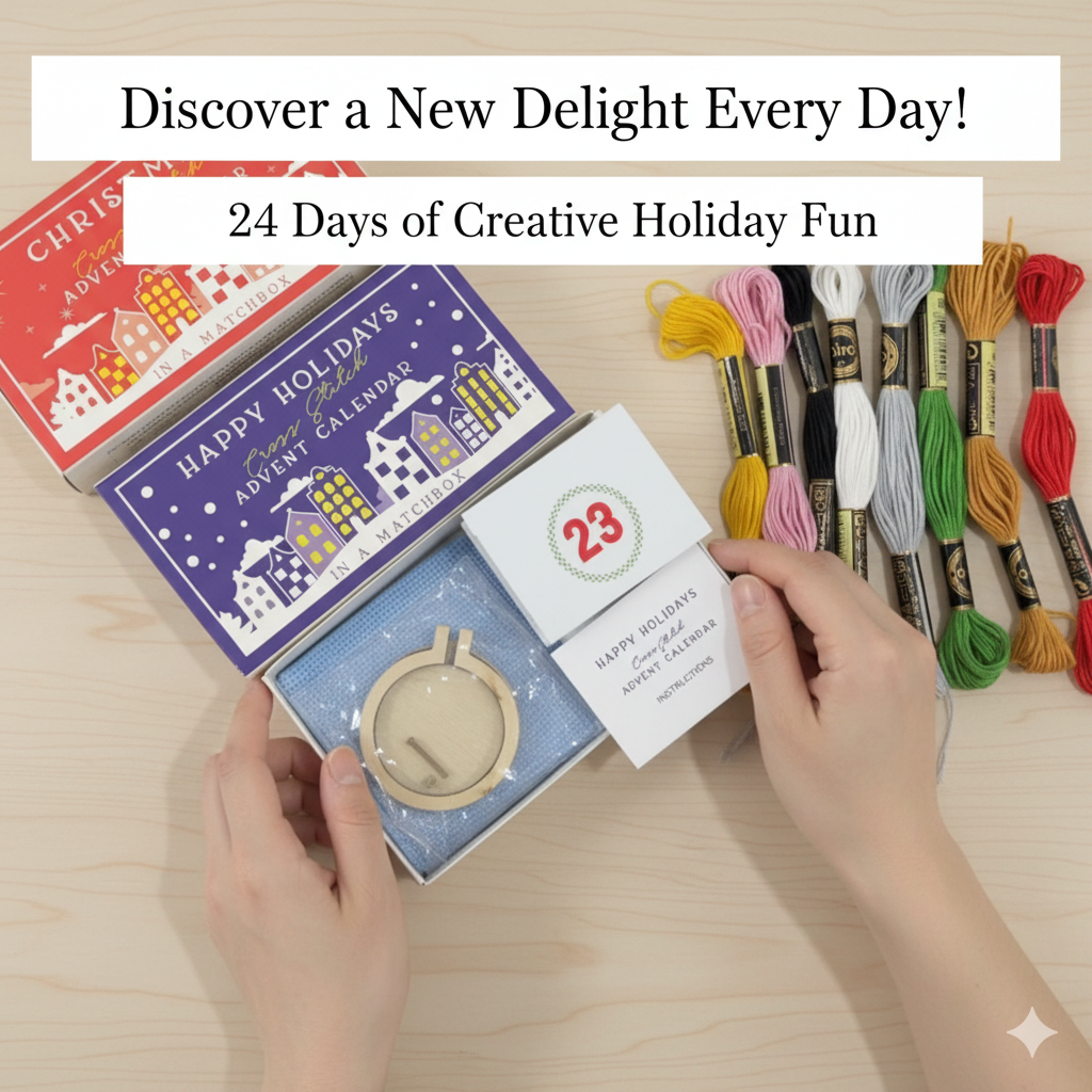 24 Days Countdown Cross Stitch - Embroidery House 评论和价格