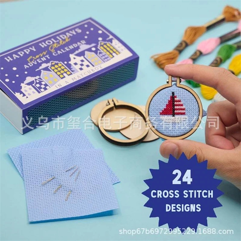 24 Days Countdown Cross Stitch - Embroidery House 评论和价格