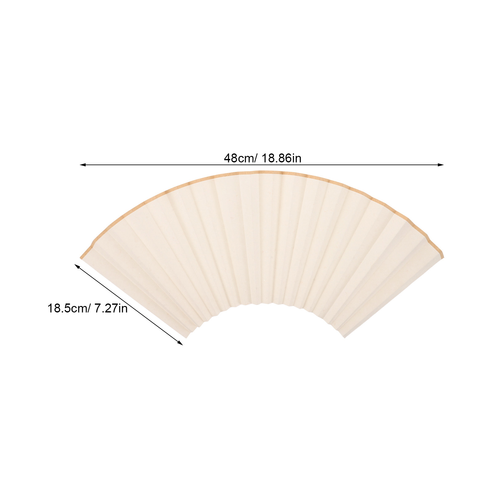 2Pcs Foldable Blank Fan Surfac - Embroidery Paper 评论和价格