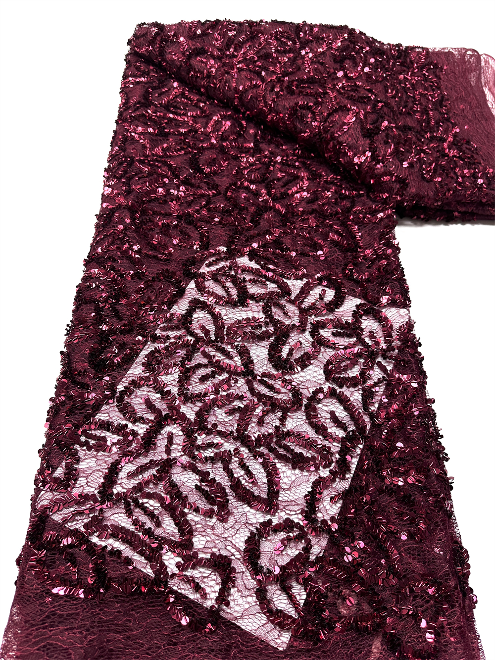 Luxurious Nigerian African Bea - Embroidery Gradient 评论和价格