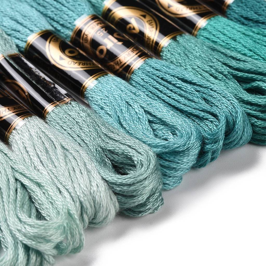 1Set 8 Skeins 0.5mm 6-Ply Poly - Embroidery Threads 评论和价格