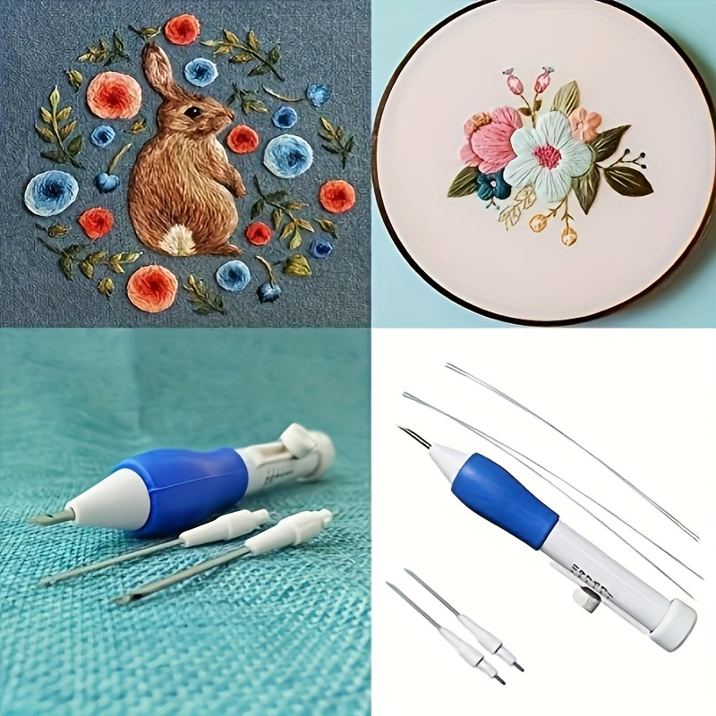 7-Piece Embroidery Punch Needl - Embroidery Class 评论和价格
