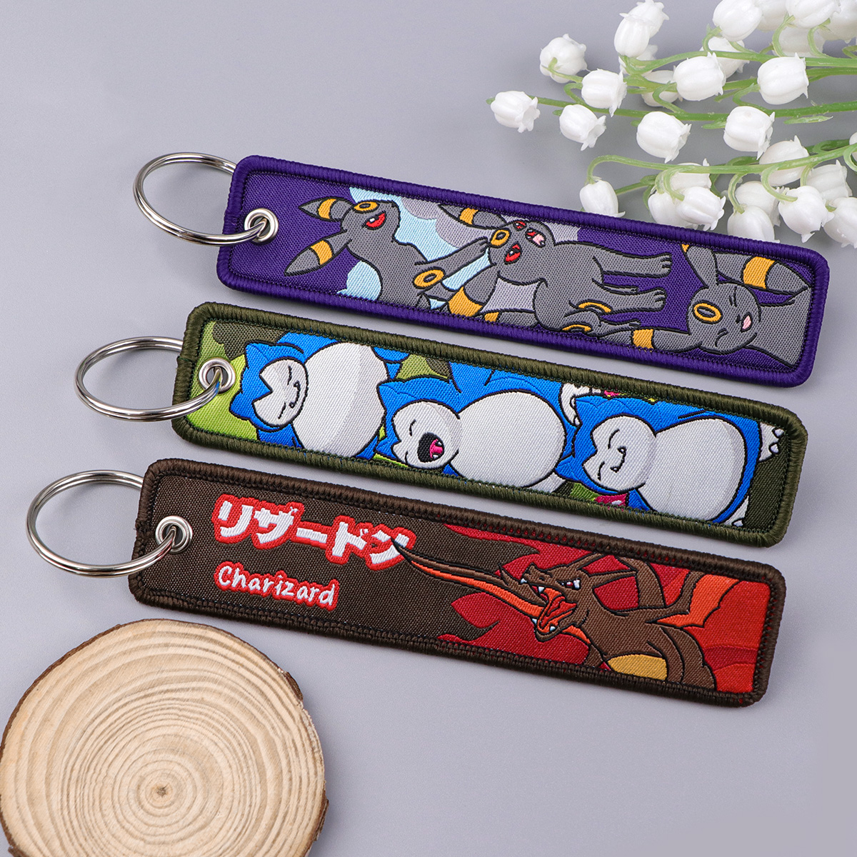 Japanese Anime Elf Keychain Em - Embroidery Ring 评论和价格